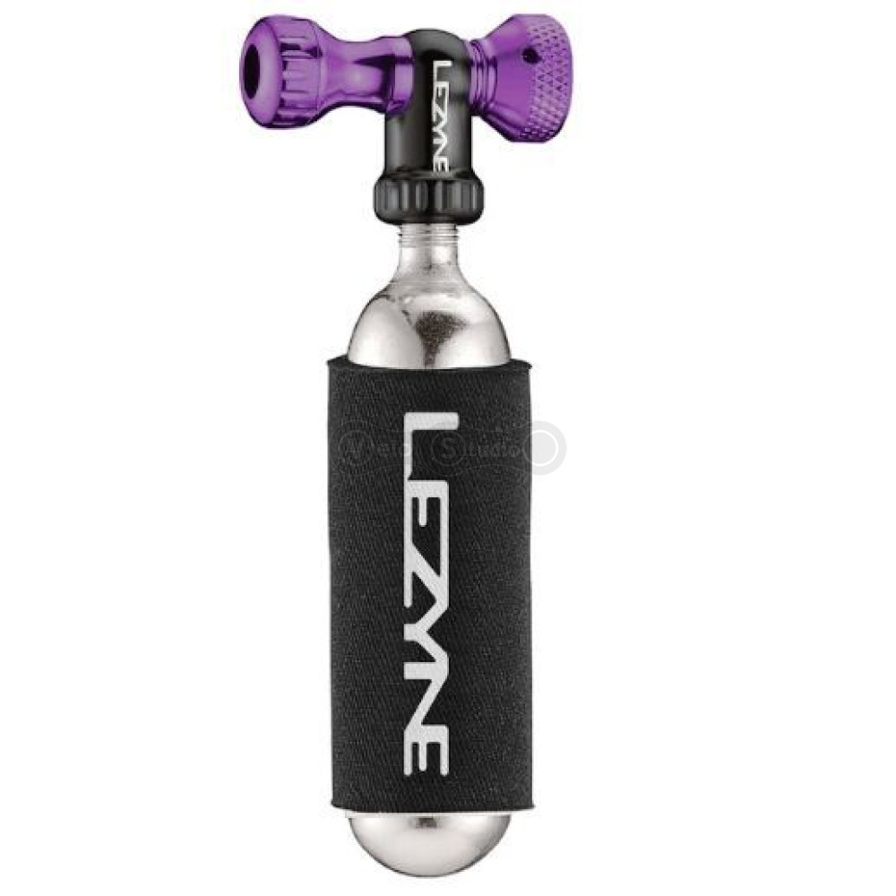 Насос-дозатор картриджный Lezyne CONTROL DRIVE CO2 25G фиолетовый