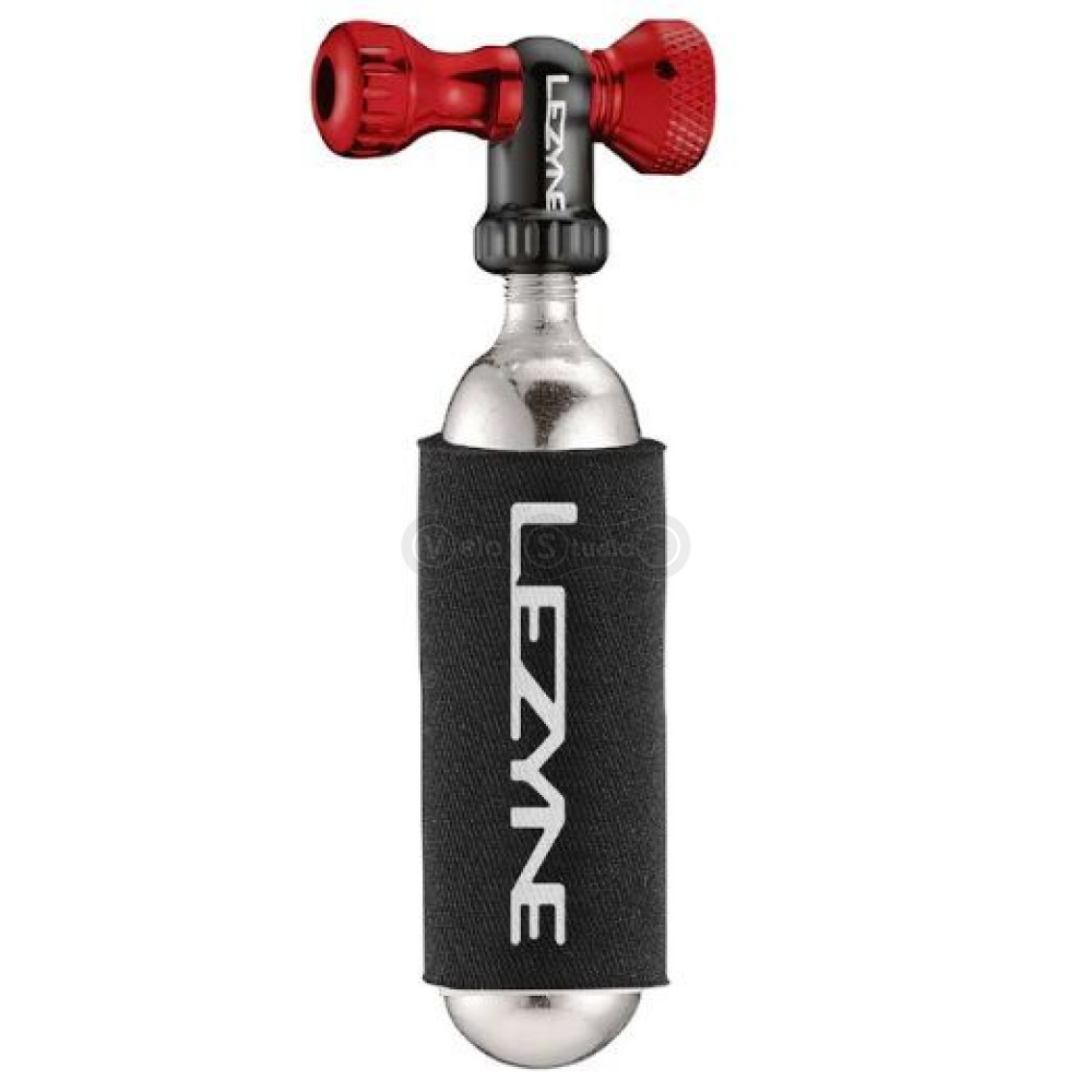 Насос-дозатор картриджный Lezyne CONTROL DRIVE CO2 25G красный
