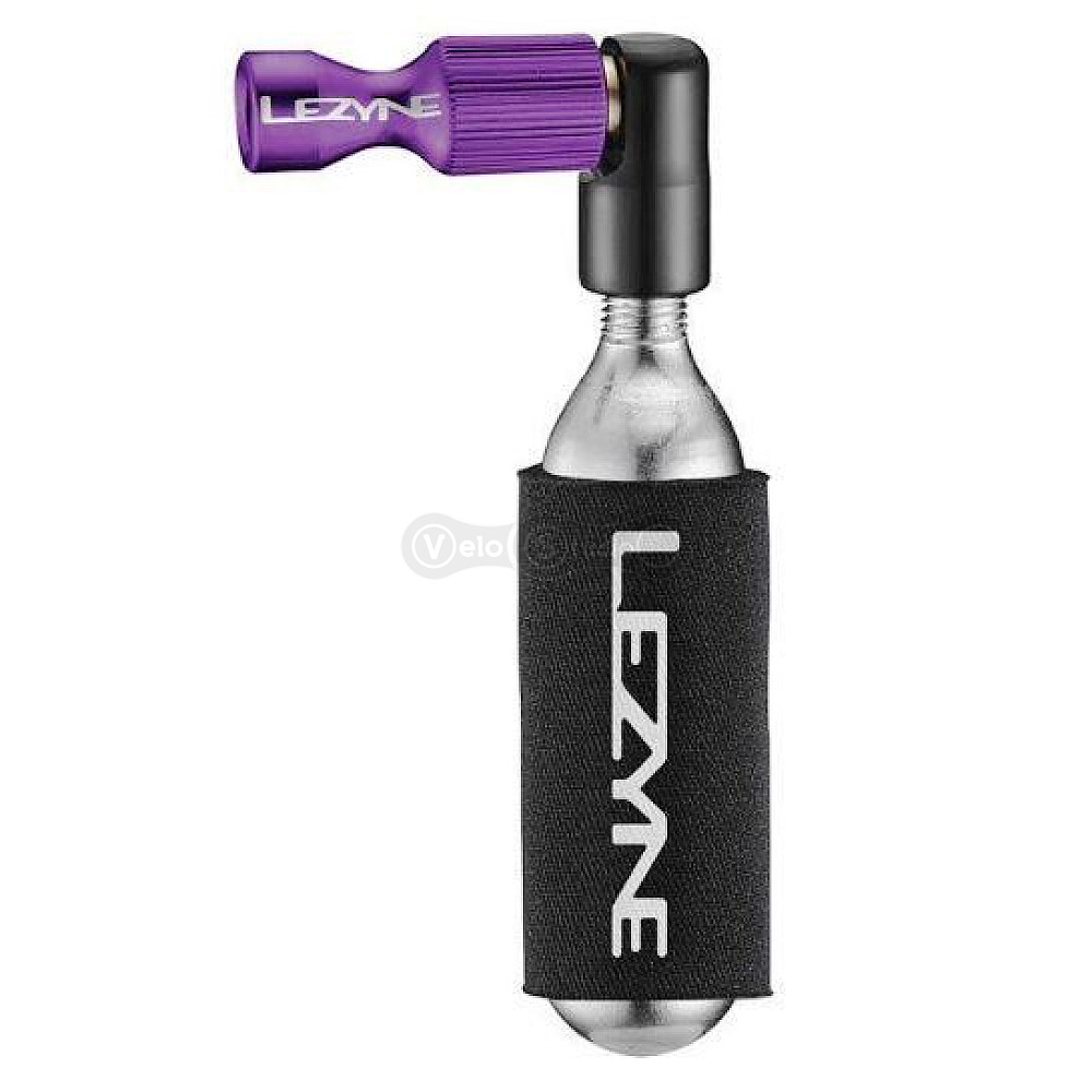 Насос-дозатор картриджний Lezyne TRIGGER DRIVE CO2 насадка фіолетова
