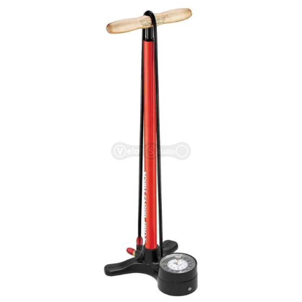 Насос напольный Lezyne SPORT FLOOR DRIVE 220PSI 3.5 красный