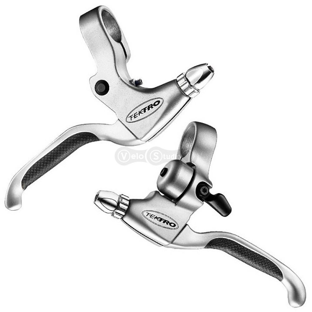 Ручки тормоза Tektro CL530-TS + CL535-RT левая и правая, со звонком