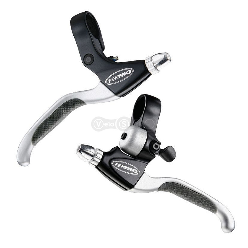 Ручки тормоза Tektro CL530-TS + CL535-RT левая и правая, со звонком