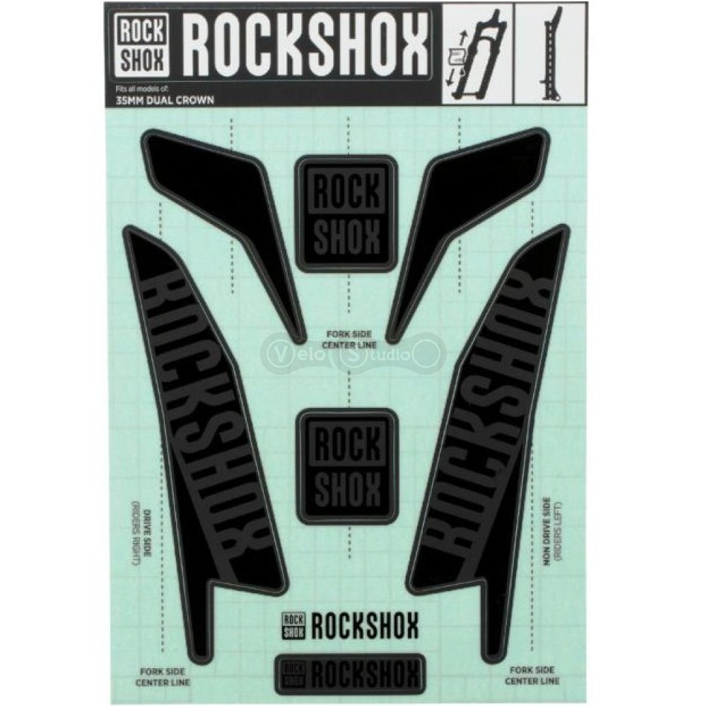 Стікер на вилку Rock Shox Boxxer/Domain оригінальний