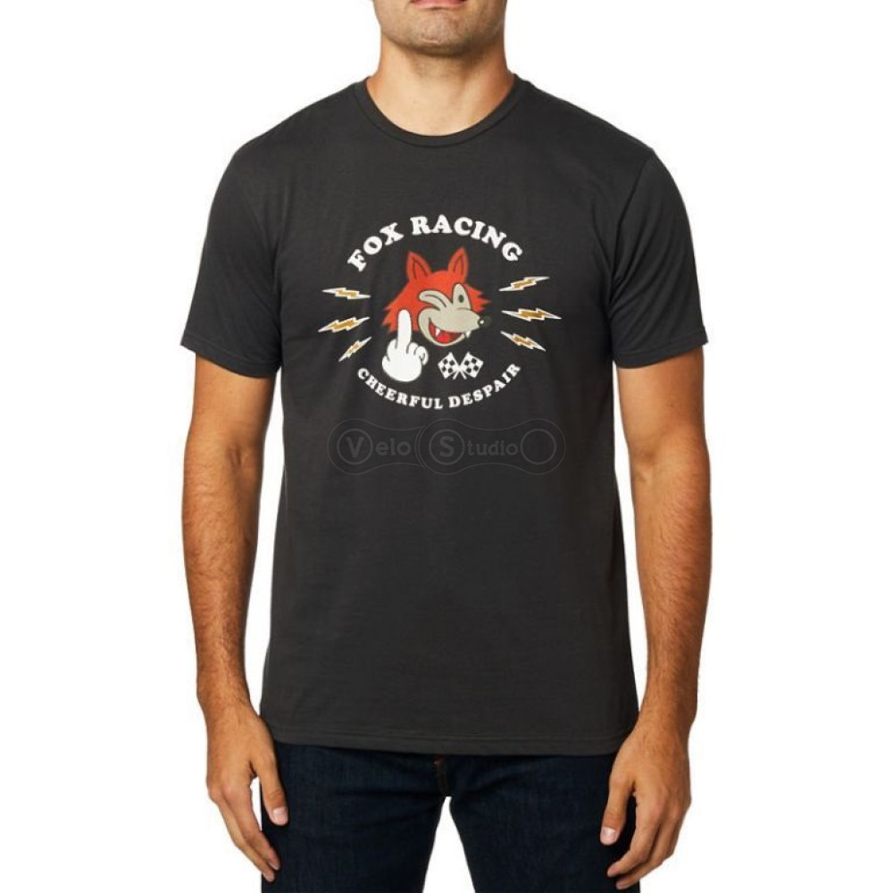 Футболка FOX Cheerful Despair Prem Tee Black розмір L