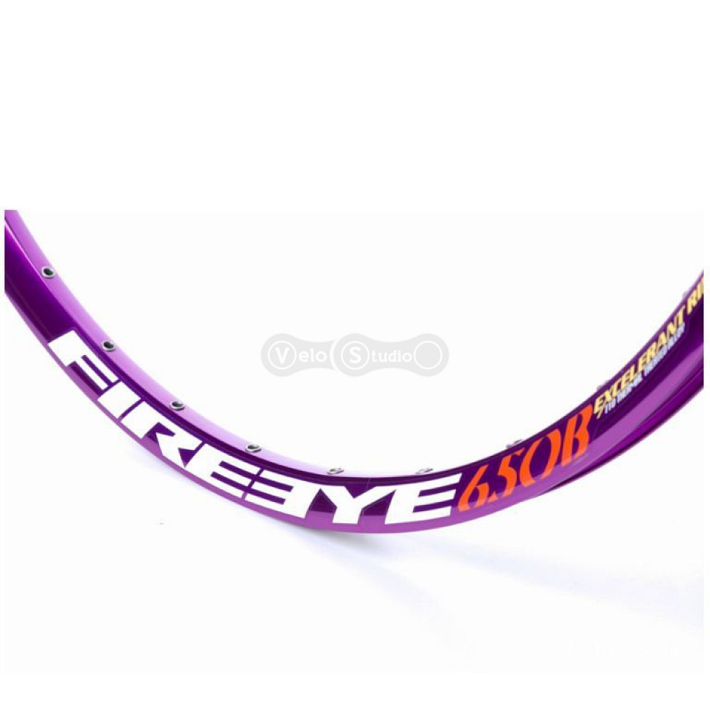 Обод FireEye Excelerant 650B 27,5" 26 мм 32 спицы под диск фиолетовый