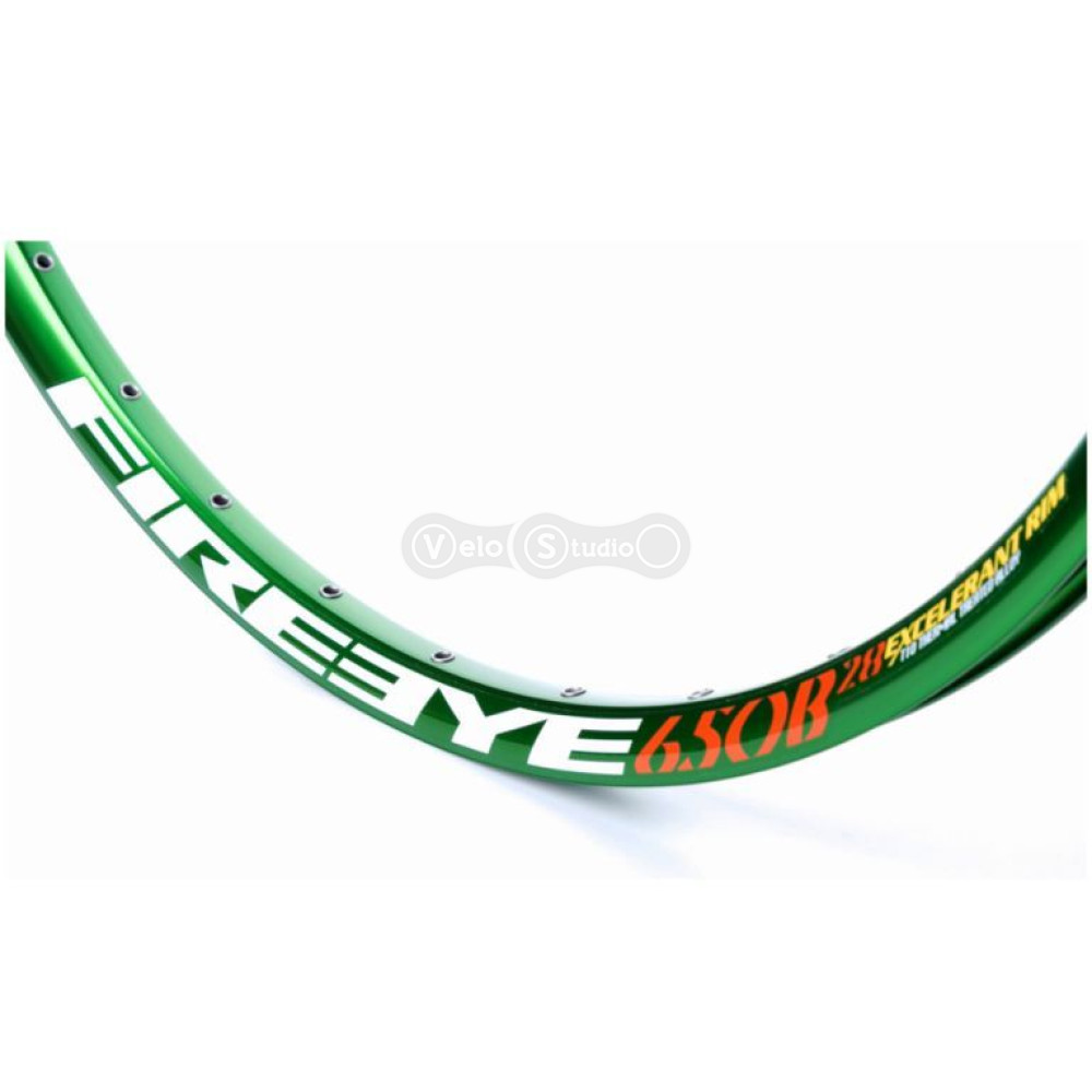 Обід FireEye Excelerant 650B 28 мм 27,5 дюймів 32 спиці зелений