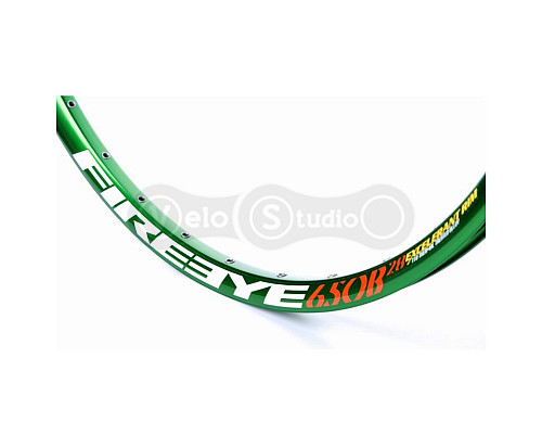 Обод FireEye Excelerant 650B 28 мм 27,5 дюймов 32 спицы зеленый