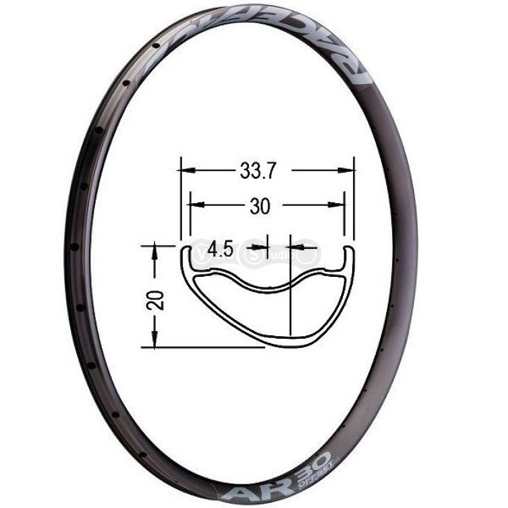 Обод Race Face AR 30 Offset 29 дюймов 32 спицы