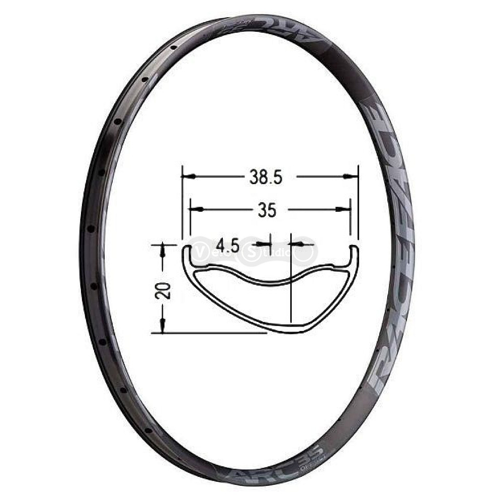 Обід RACE FACE ARC OFFSET 29 x 35 мм 32 спиці