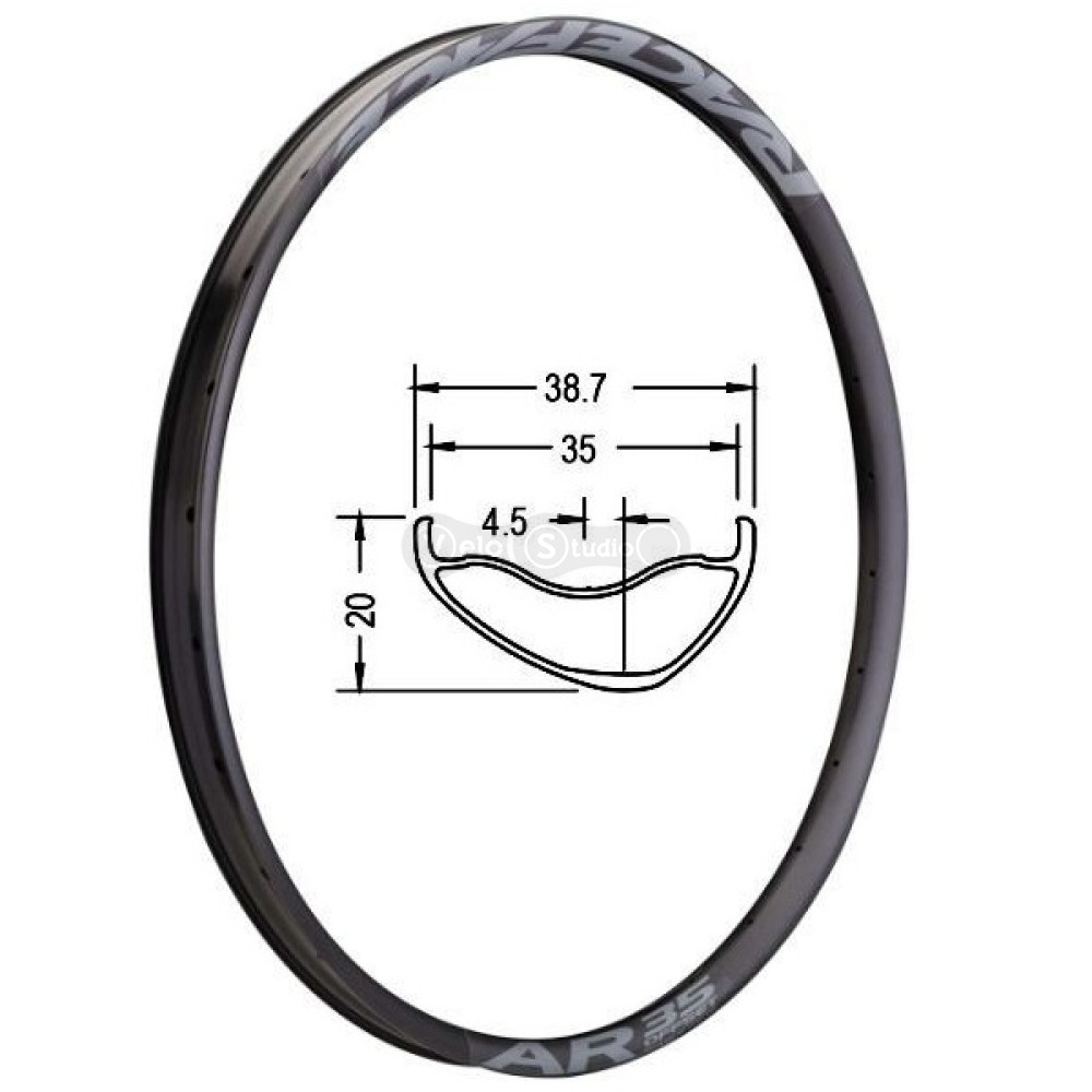 Обод Race Face AR 35 Offset 29 дюймов 32 спицы