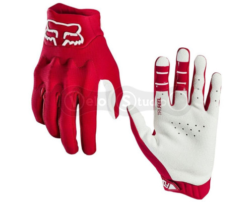 Перчатки FOX Bomber LT D3O красные размер S