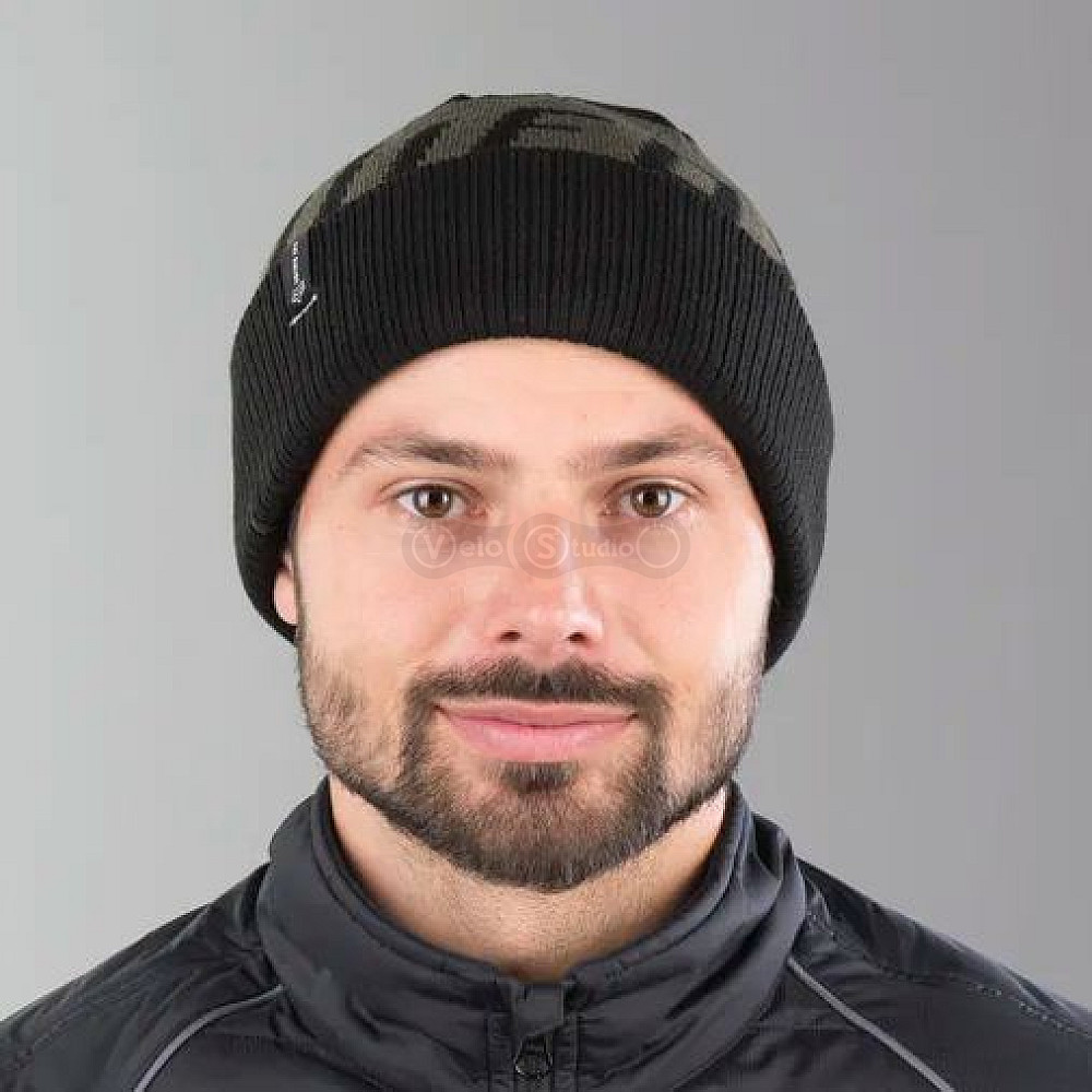 Шапка FOX Down Shift Beanie чёрная - акрил