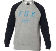 Толстовка FOX Legacy Crew Fleece Black Gray размер XL
