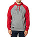 Толстовка FOX Shield Raglan Fleece Gray Red розмір XL
