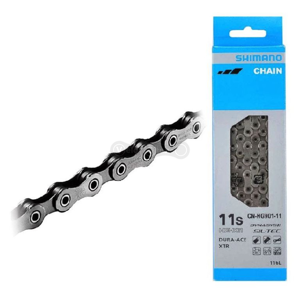 Ланцюг Shimano CN-HG901 SIL-TEC 11 швидкостей 116 LINK