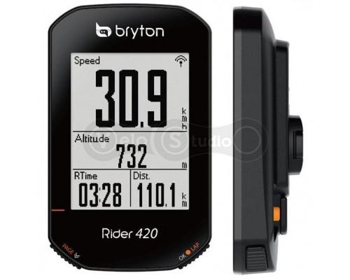 GPS компьютер Bryton Rider 420 E чёрный 72 функции
