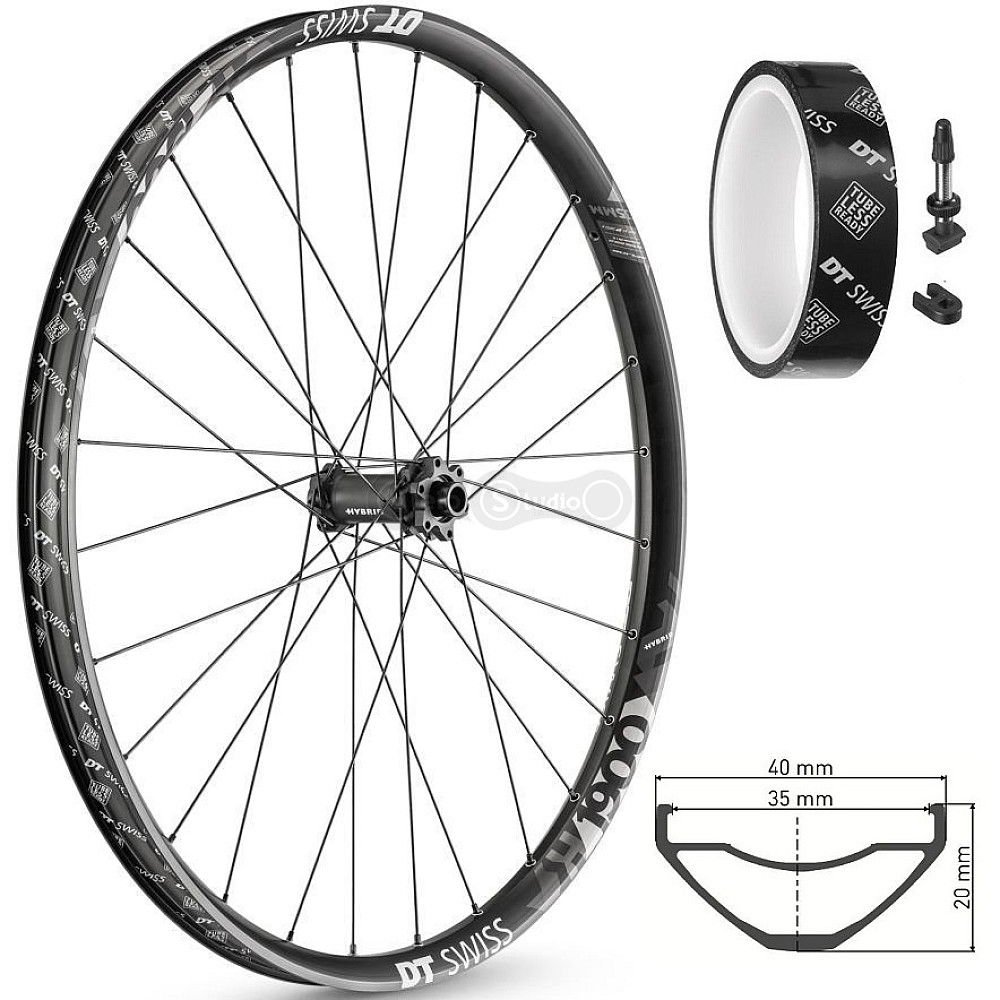 Колесо переднее DT Swiss H 1900 Spline 27,5 дюймов IS 35 15/110 Boost