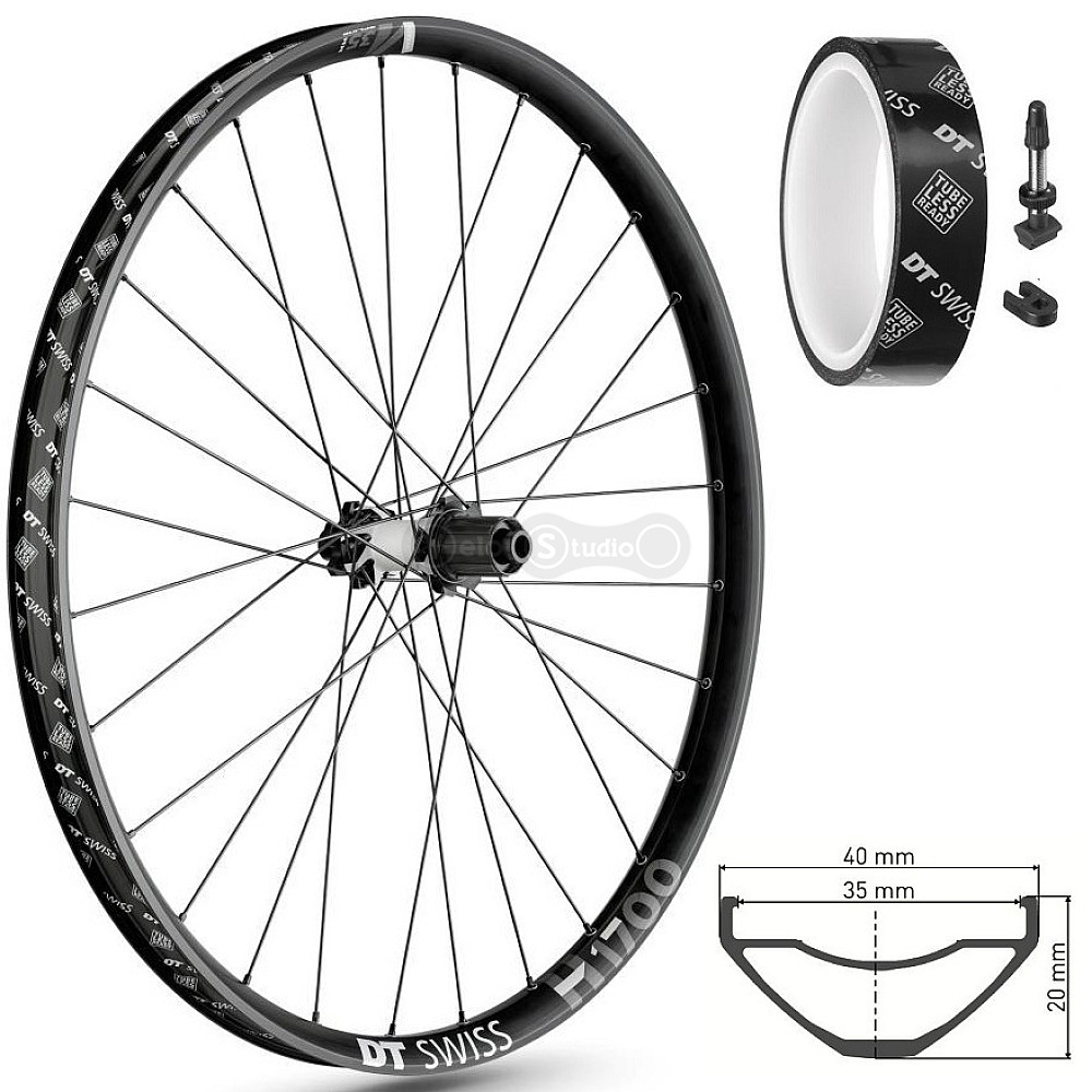 Колесо заднее DT Swiss H 1700 Spline 27,5 дюймов IS 35 12/148 Shimano