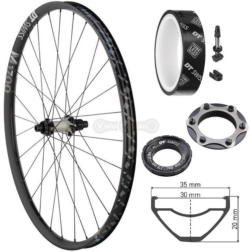 Колесо заднее DT Swiss M 1700 Spline 29 дюймов IS 30 12/148 Sram XD