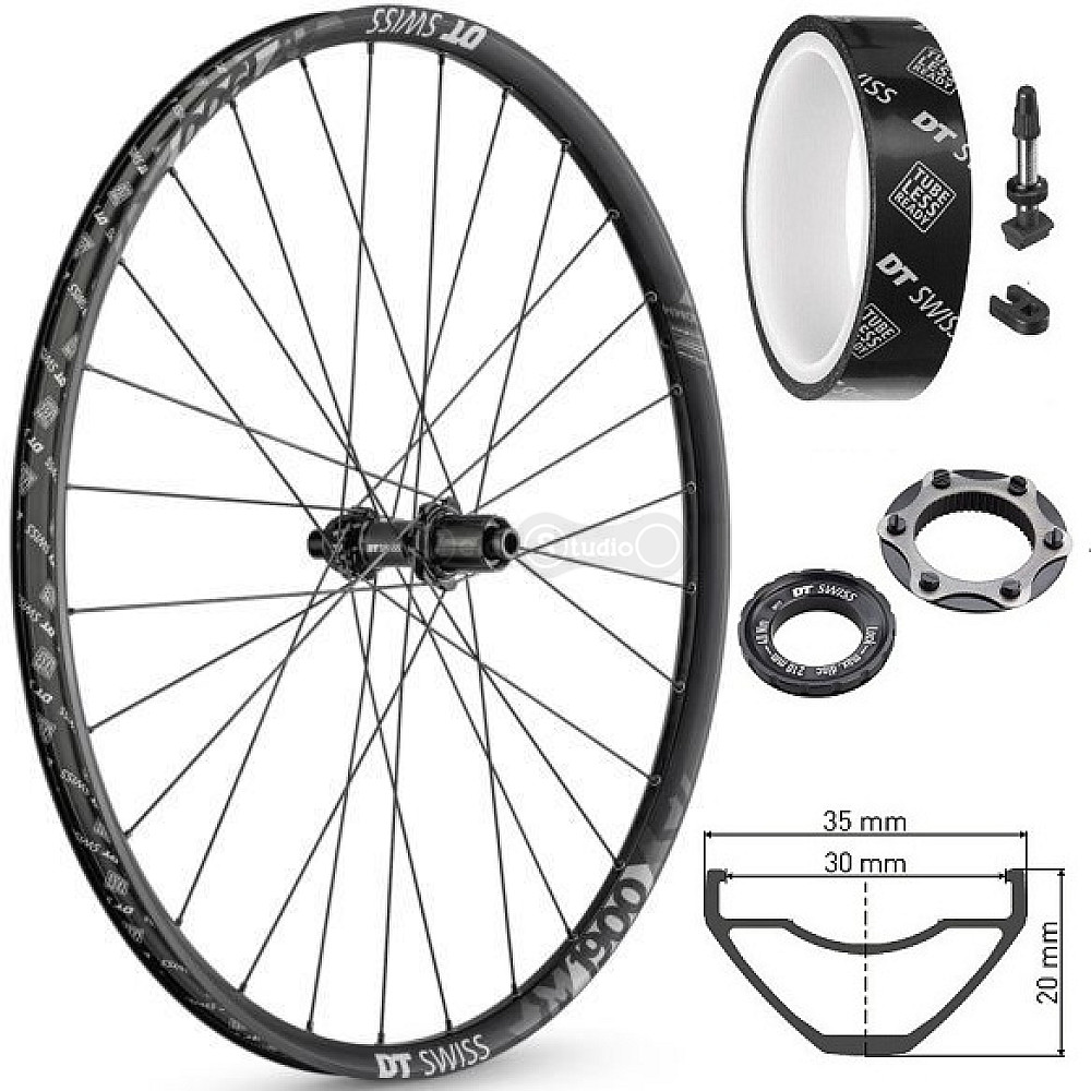 Колесо заднє DT Swiss M 1900 Spline 29 дюймів IS 30 12/142 Shimano