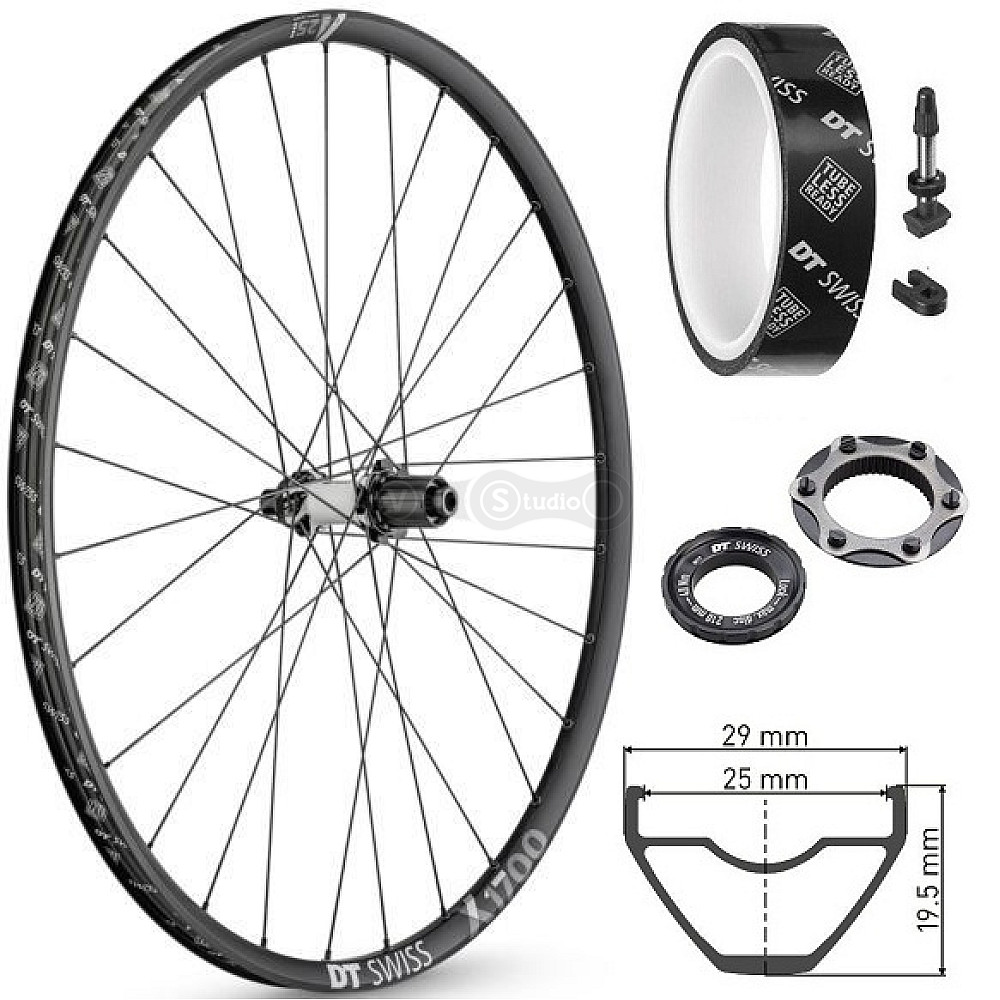 Колесо заднее DT Swiss X 1700 Spline 29 дюймов IS 25 12/142 Shimano