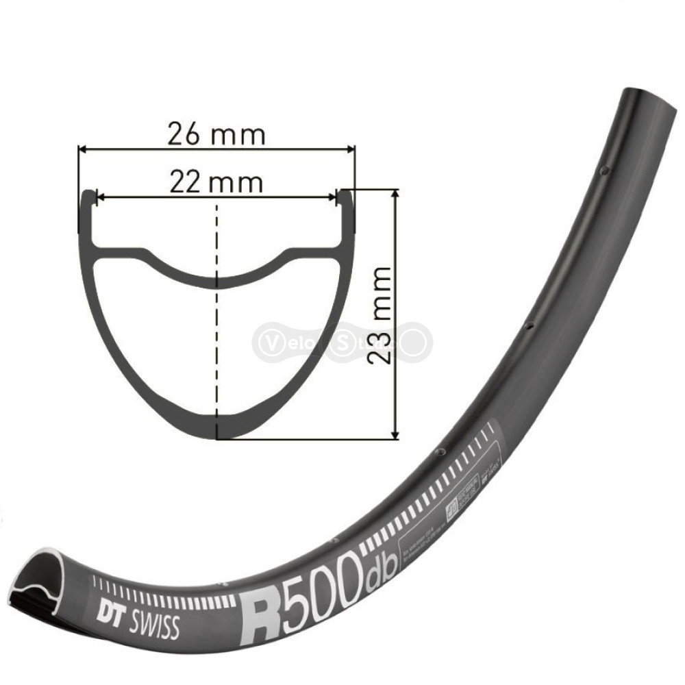 Обод DT Swiss R 500 29 дюймов 32 спицы