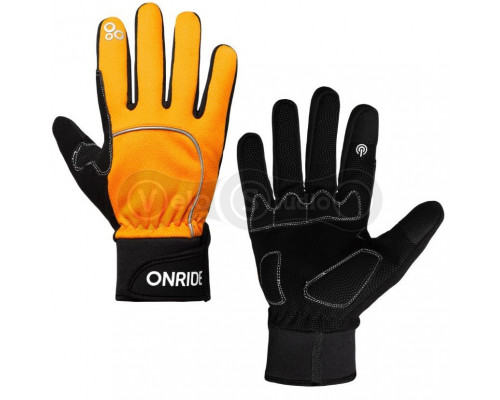 Перчатки зимние ONRIDE Icy 10 оранжевые размер M