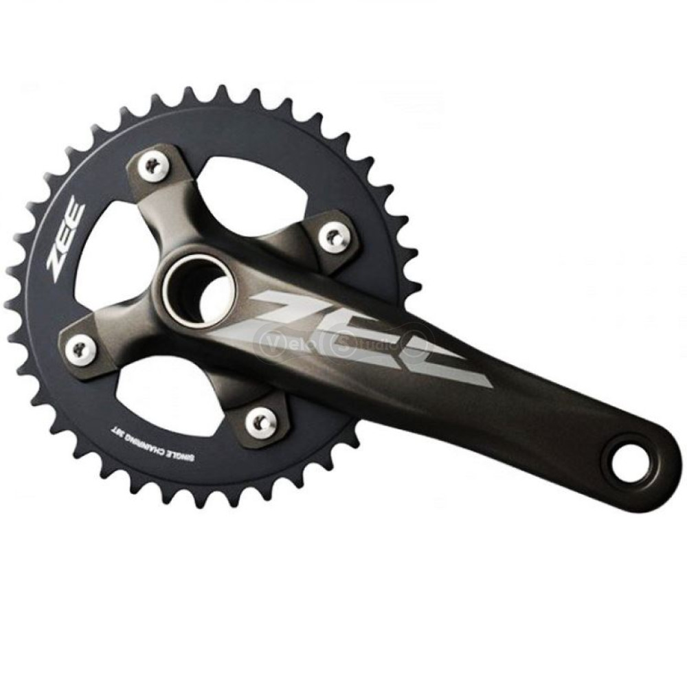 Шатуни Shimano FC-M640 ZEE, Hollowtech II 165 мм 36T+Каретка BSA