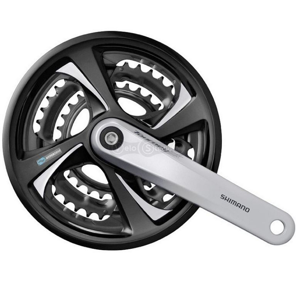 Шатуны Shimano FC-TX801 Tourney 175 мм 42X34X24 3x8 скоростей