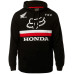 Толстовка FOX Honda Pullover Fleece Black розмір L