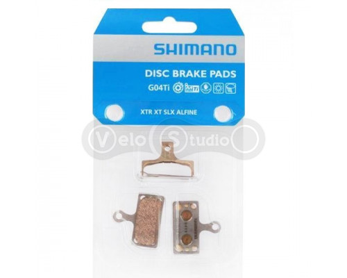 Тормозные колодки Shimano G04TI металл, титан Y8LW98010