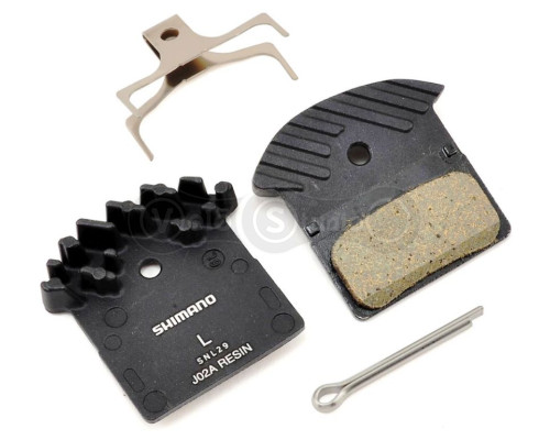 Колодки гальмові Shimano J02A + радіатор органіка, Y8LW98040