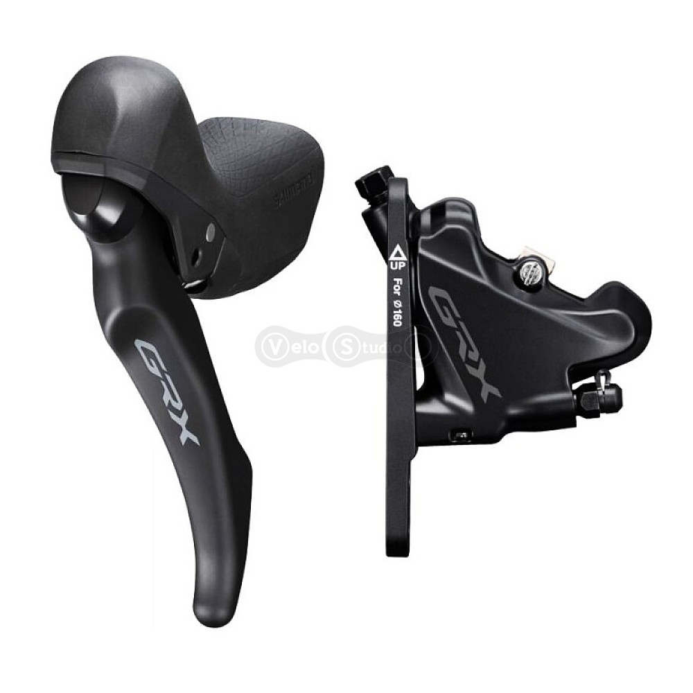 Комплект тормоза Shimano GRX ST-RX600+BR-RX400 Передний 1 скорость
