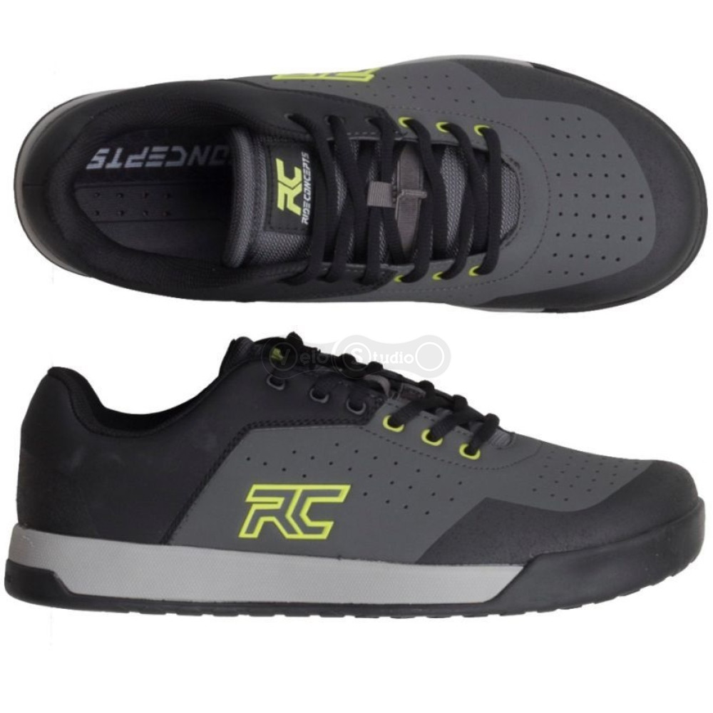 Вело обувь Ride Concepts Hellion Men's Charcoal Lime US 10.0