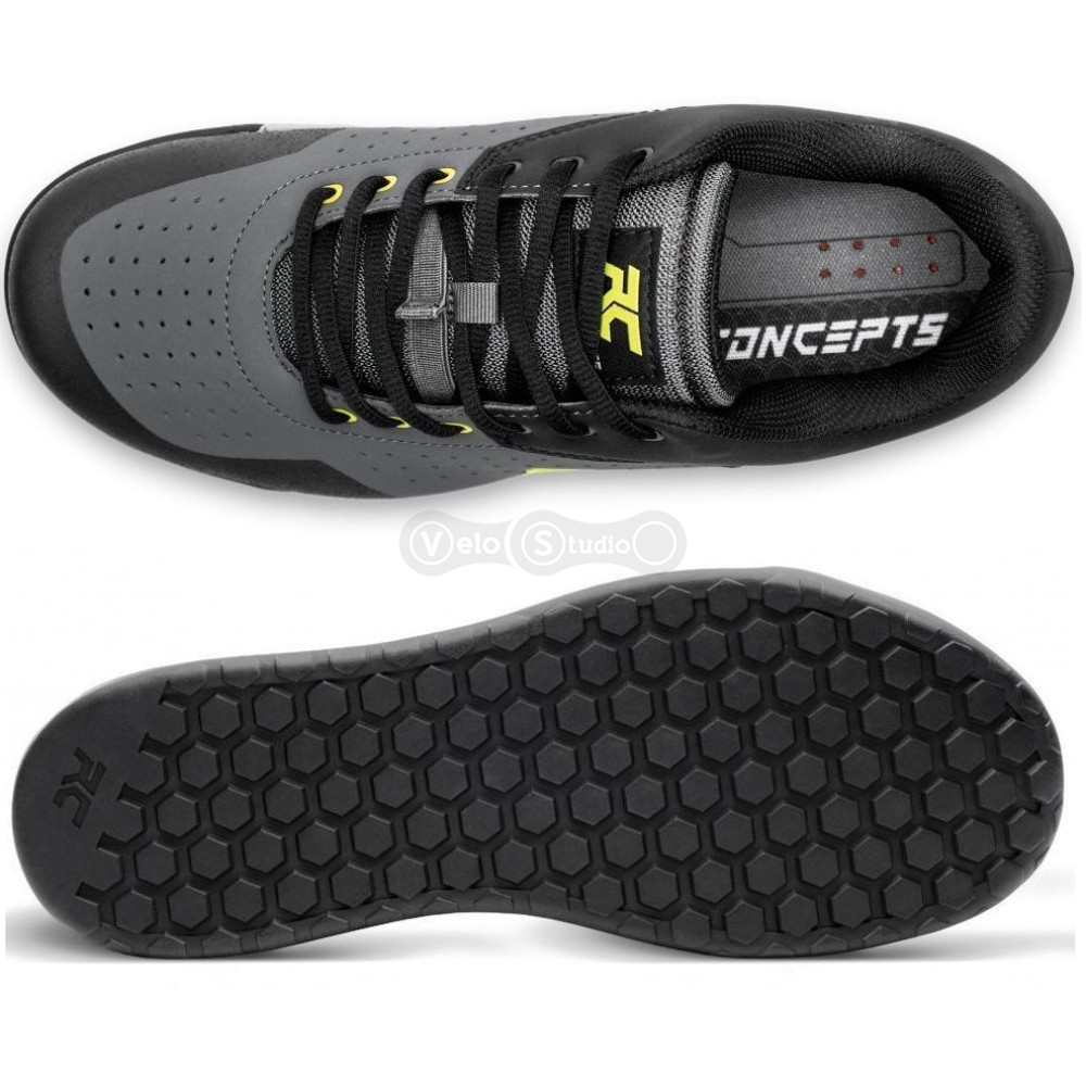 Вело обувь Ride Concepts Hellion Men's Charcoal Lime US 10.0