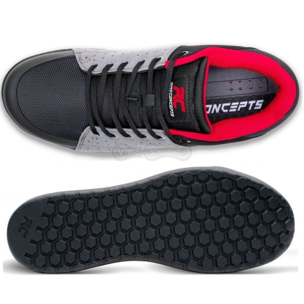 Вело взуття Ride Concepts Livewire Men's Charcoal Red US 10.0