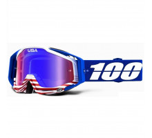 Очки-маска Ride 100% RACECRAFT Goggle Anthem - Mirror Red/Blue Lens