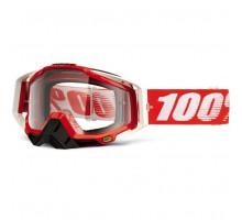 Очки-маска Ride 100% RACECRAFT Goggle Fire Red - Clear Lens