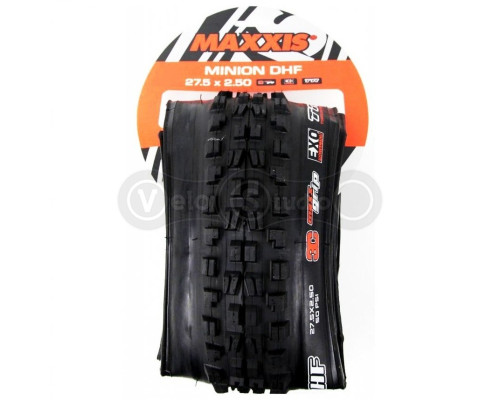 Покрышка Maxxis Minion DHF 27.5x2.50, складная, WT, 3C/TR/DH, 60*2TPI передняя