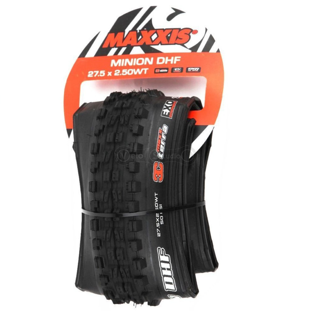 Покрышка Maxxis Minion DHF 27.5x2.50, складная, WT, 60TPI, 3C Maxx Gripp/EXO/TR, 60a передняя