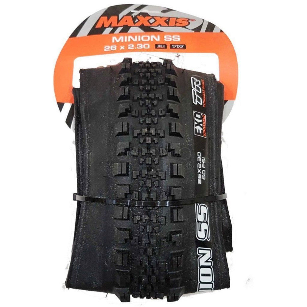 Покрышка Maxxis Minion SS 26x2.30, складная, Silkworm/EXO/TR, 60TPI, 62a/60a