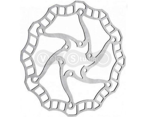 Ротор Dartmoor Nano 160 мм срібло