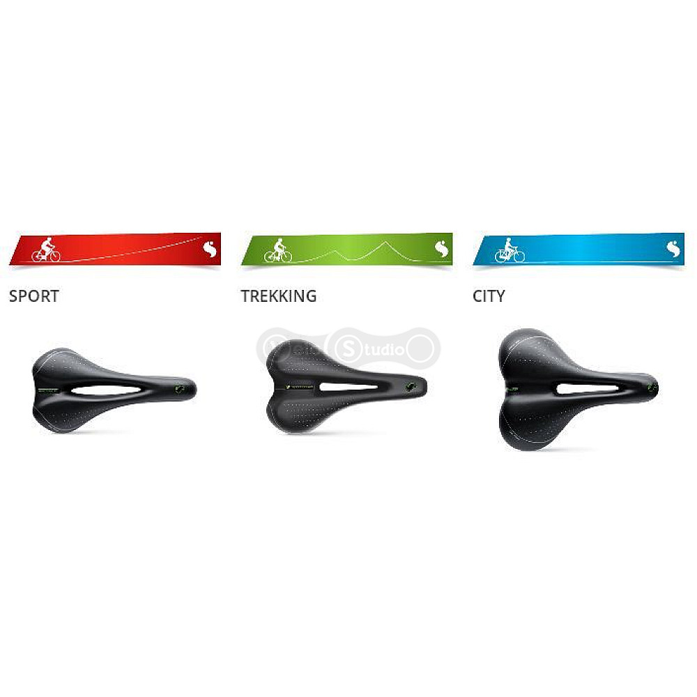 Седло Sportourer FLX Man Gel Flow Hi-Viz
