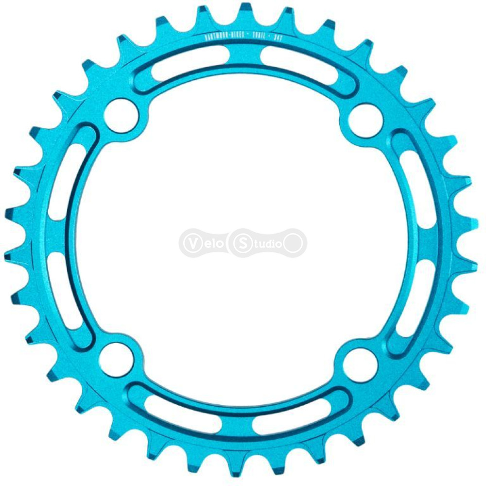 Звезда DARTMOOR MTB Trail, narrow-wide, 36Т BCD 104 бирюзовый