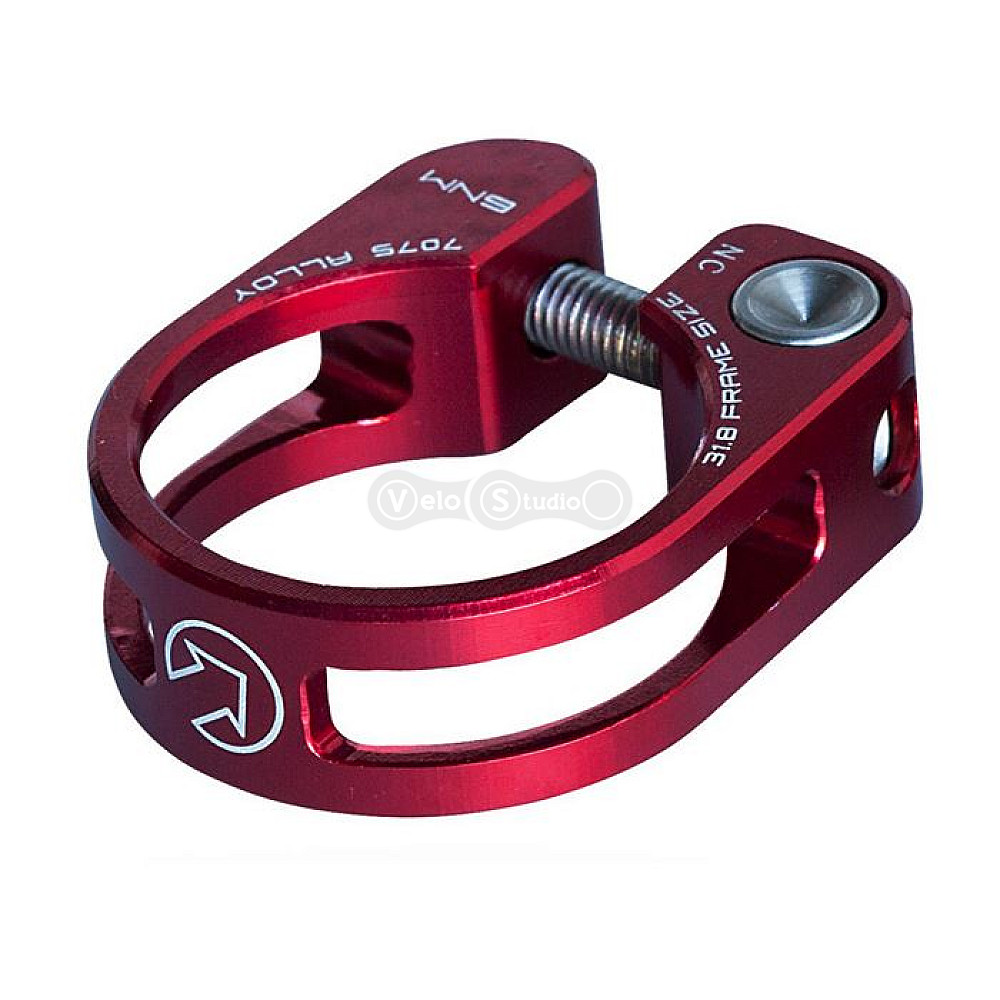 Хомут підсідельний PRO болт 28,6 мм червоний Performance seatpost clamp