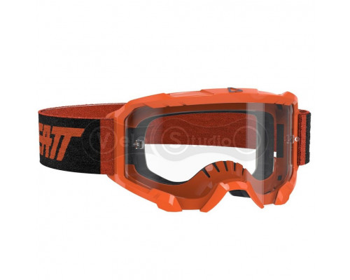 Окуляри-маска LEATT Goggle Velocity 4.5 - Clear 83% Neon Orange