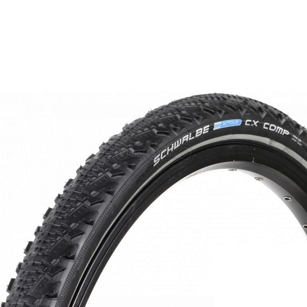 Покрышка Schwalbe CX Comp Active-Line K-Guard Lite-Skin 28x1.35 Светоотражающая полоса
