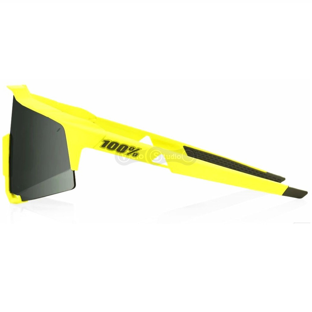Велосипедные очки Ride 100% Speedcraft - Soft Tact Banana - Grey Green Lens