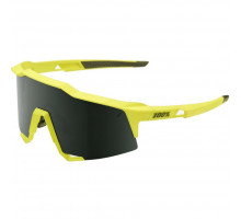 Велосипедные очки Ride 100% Speedcraft - Soft Tact Banana - Grey Green Lens