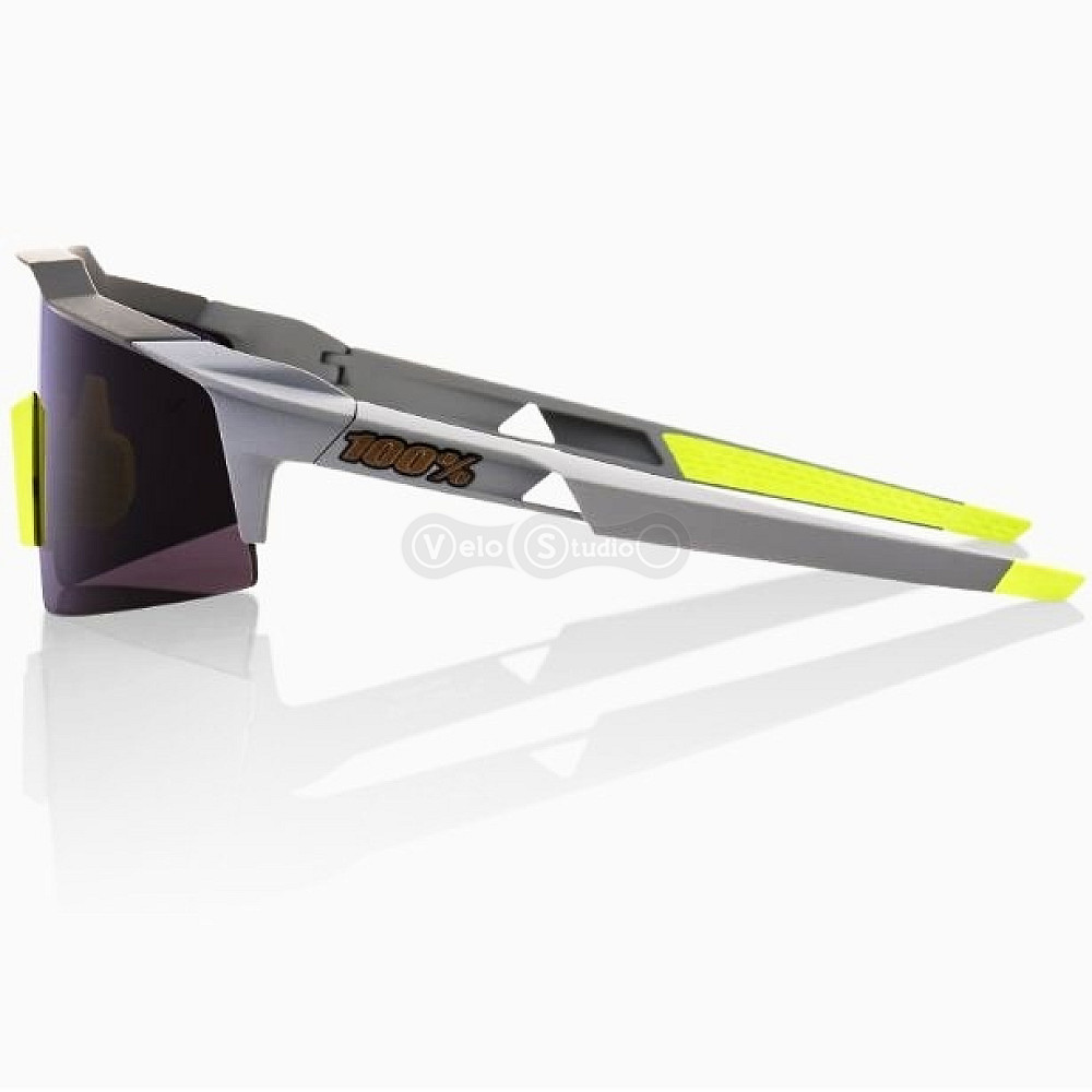 Велосипедные очки Ride 100% Speedcraft - Soft Tact Midnight Mauve - Purple Lens